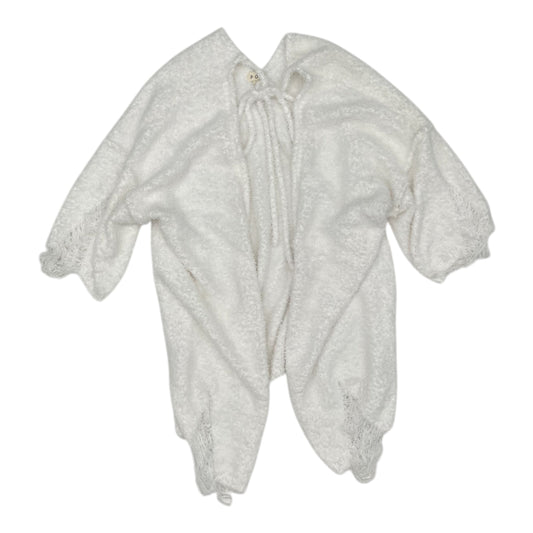 Sweater Cardigan By Pol In White, Size:S