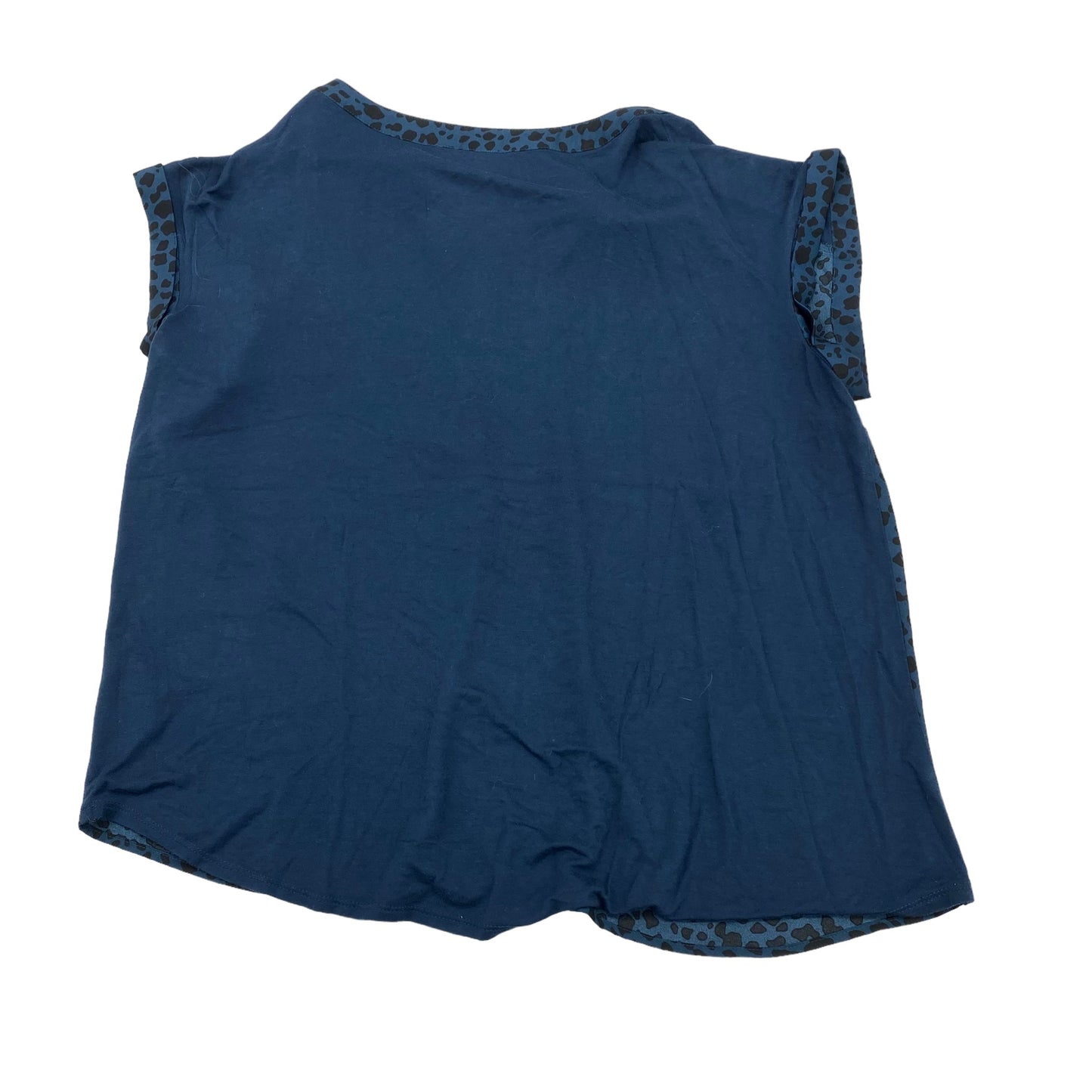 BLUE FORTUNE & IVY TOP SS, Size 2X