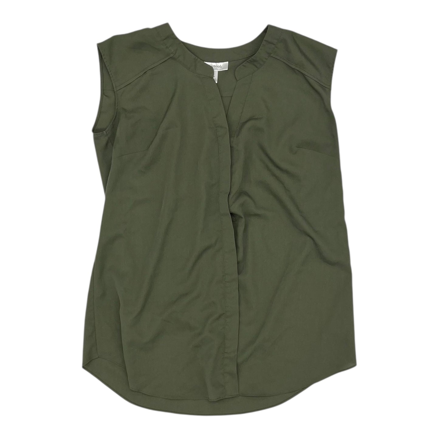 Mat Top Sleeveless By Motherhood In Green, Size:S