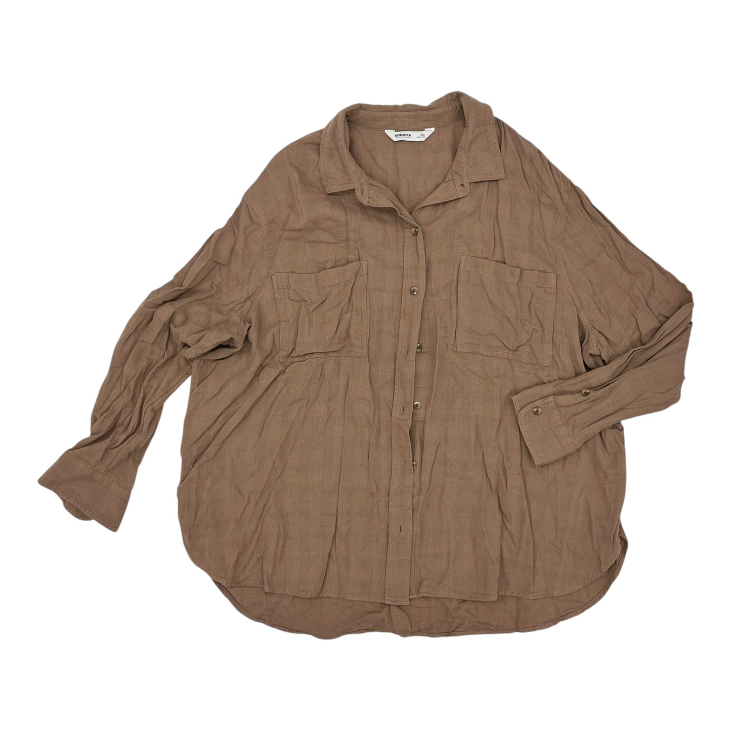 Top Ls By Sonoma In Brown, Size:Xxl