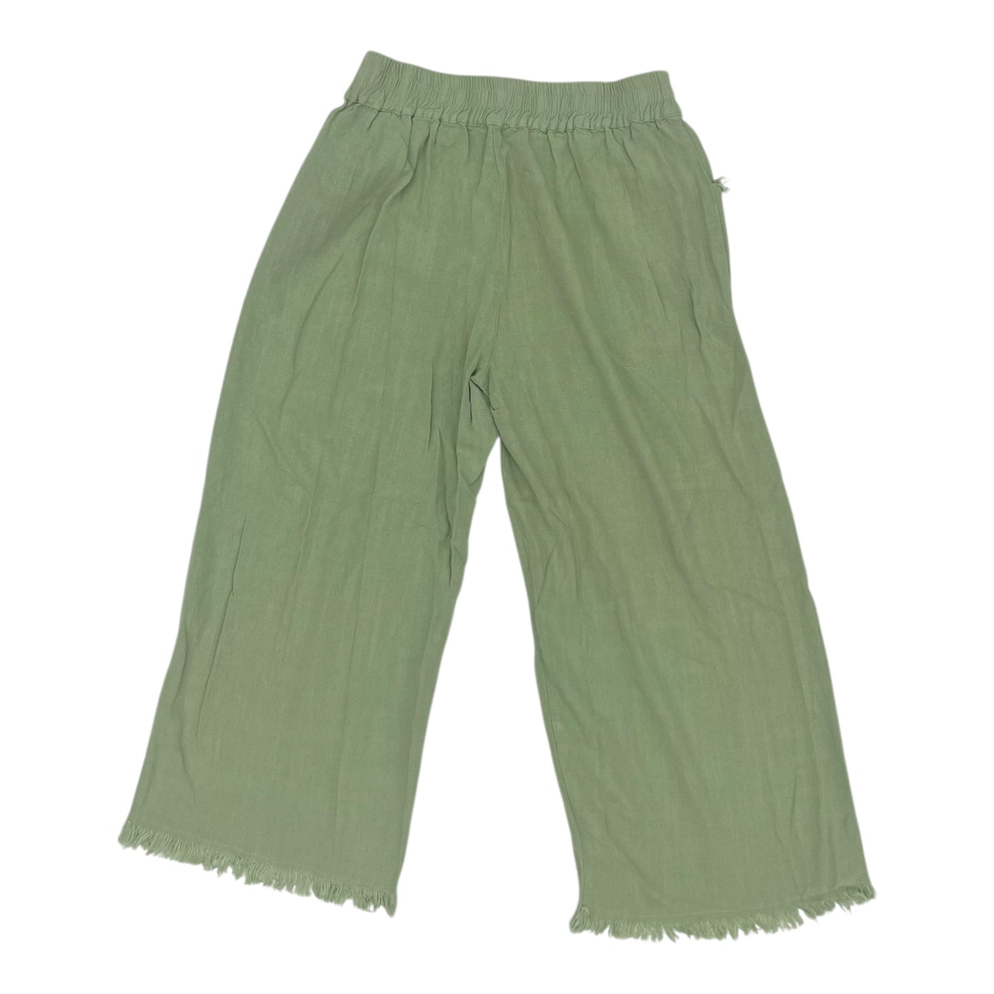 Pants Linen By Umgee In Green, Size:S