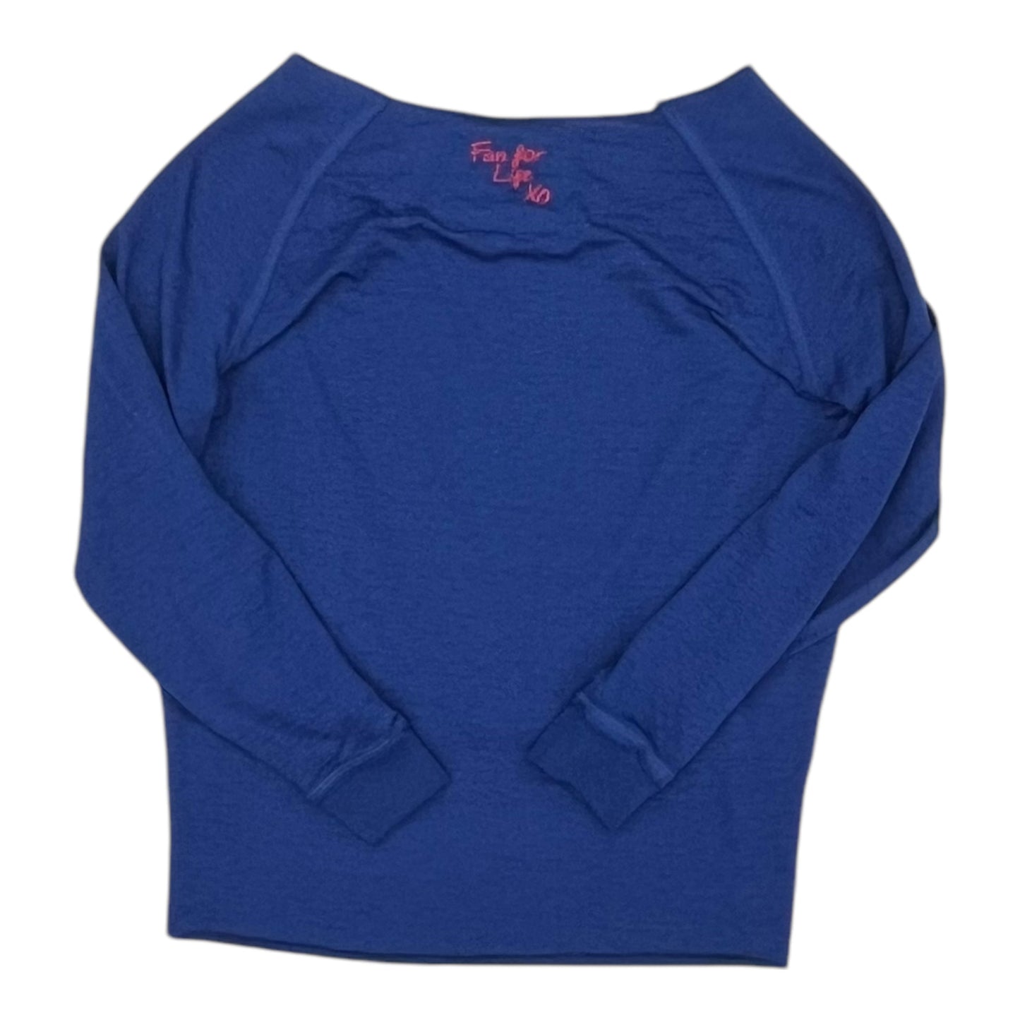 Athletic Top Ls Crewneck By Clothes Mentor In Blue, Size:S