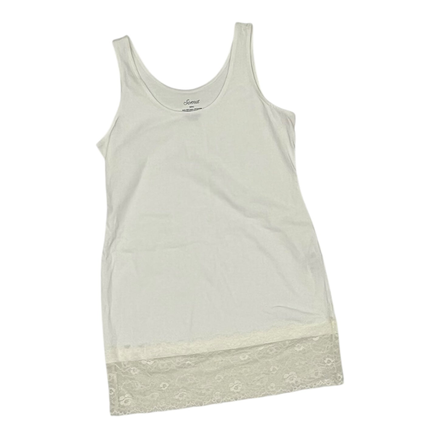 Tank Top By Soma In White, Size:S