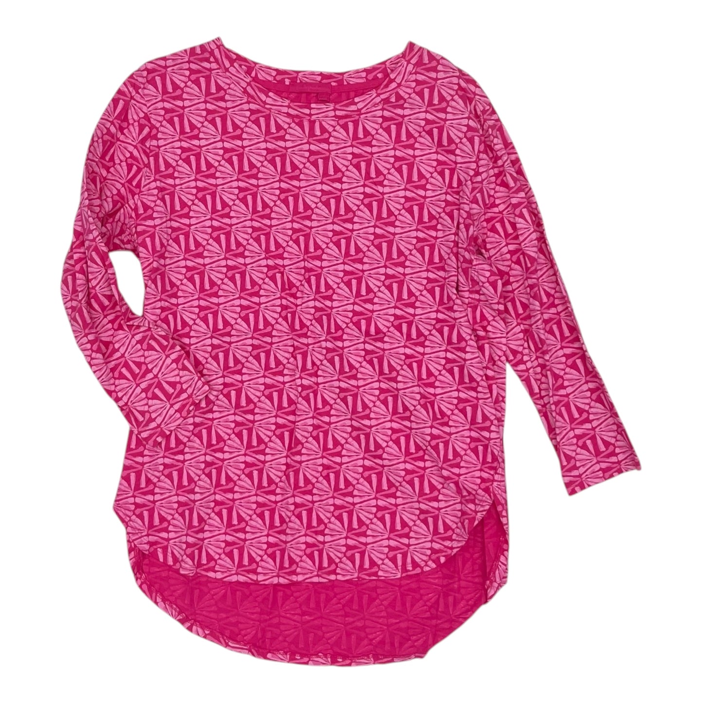 Top 3/4 Sleeve By Fresh Produce In Pink, Size:L