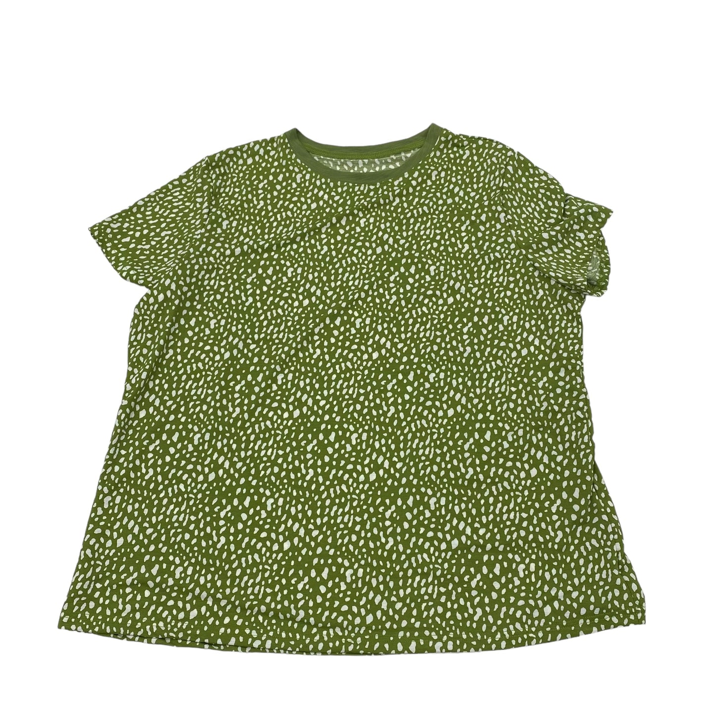 GREEN TOP SS by CLOTHES MENTOR Size:2X