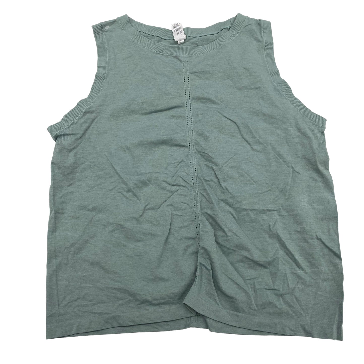 GREEN ATHLETIC TANK TOP by YOGALICIOUS Size:XL