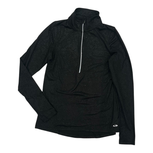 Athletic Top Ls Collar By Champion In Black, Size:M