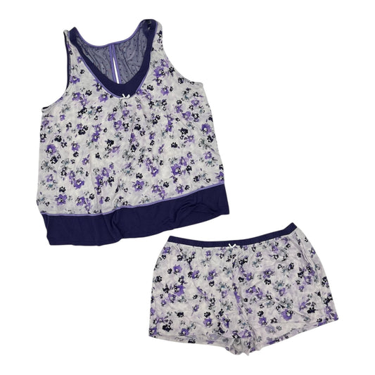 Pajamas 2Pc By Simply Vera In Floral Print, Size:L