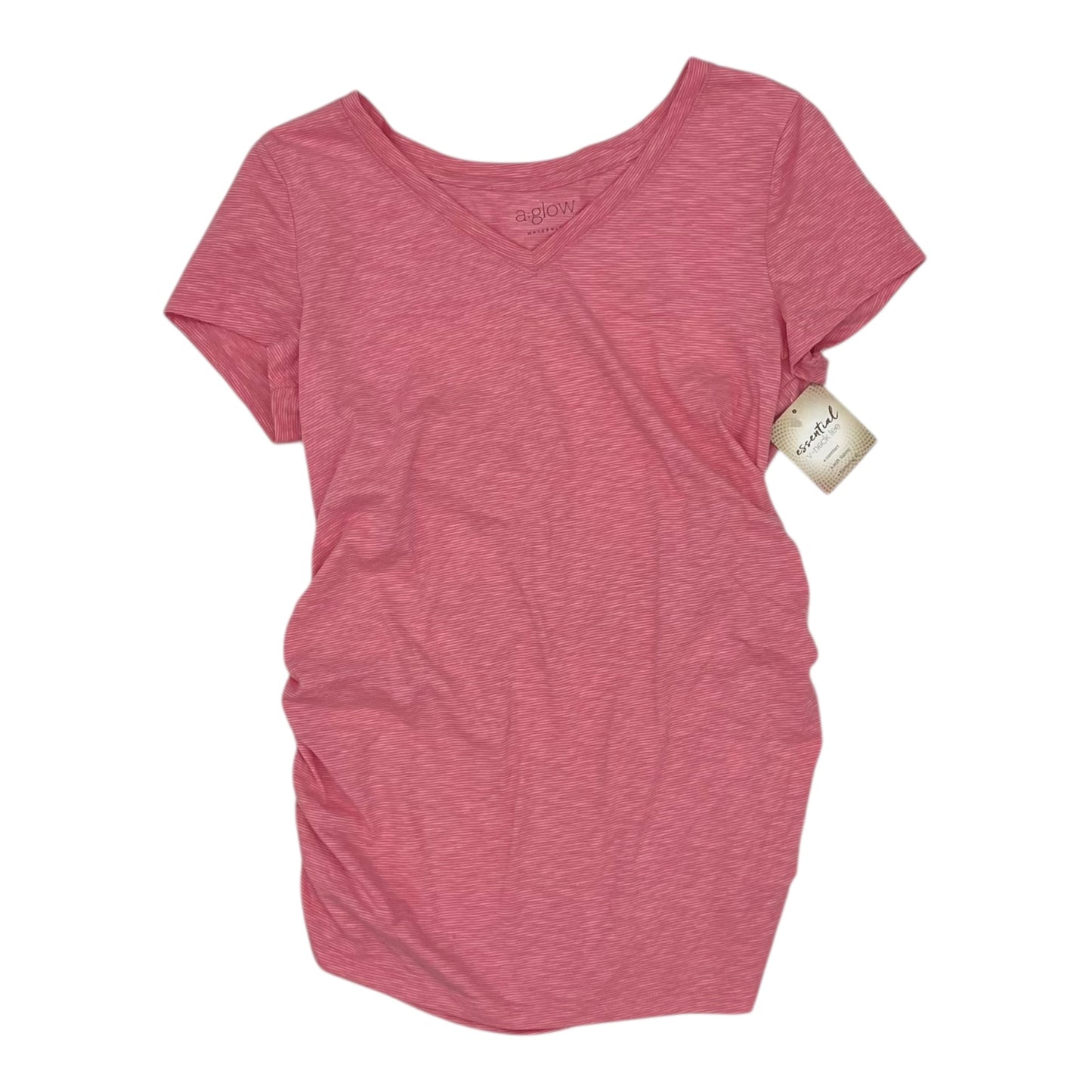 Mat Top Ss By A Glow In Pink, Size:M