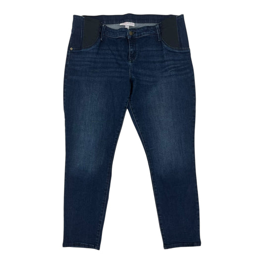 Mat Jeans By Isabel Maternity In Blue Denim, Size:16