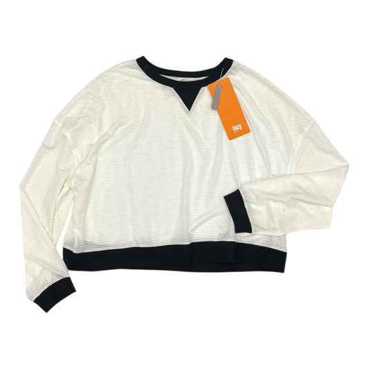 Athletic Sweatshirt Crewneck By Lucy In Black, Size:L