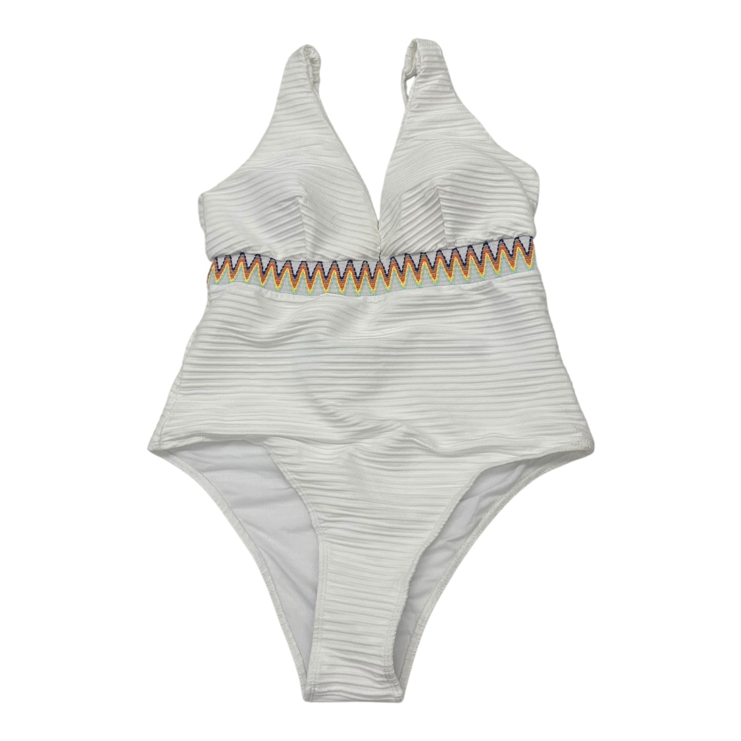 Swimsuit By Shein In White, Size:Xl
