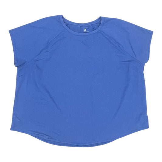 Athletic Top Ss By All In Motion In Blue, Size:4X