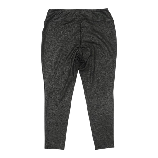 Pants Leggings By Apt 9 In Black & Silver, Size:Xl