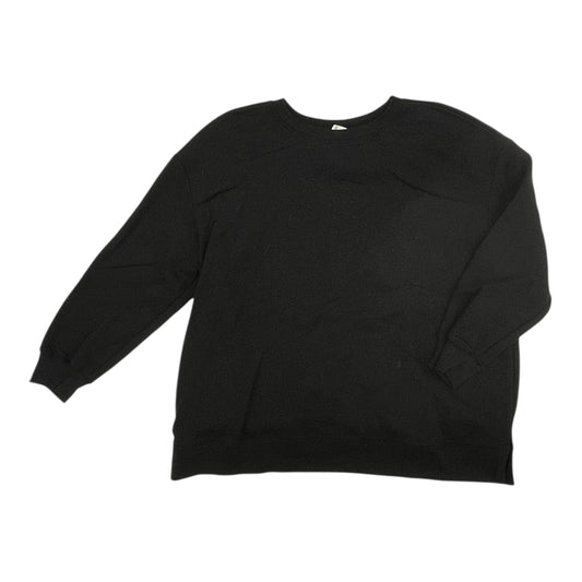 Sweatshirt Crewneck By Terra & Sky In Black, Size:1X