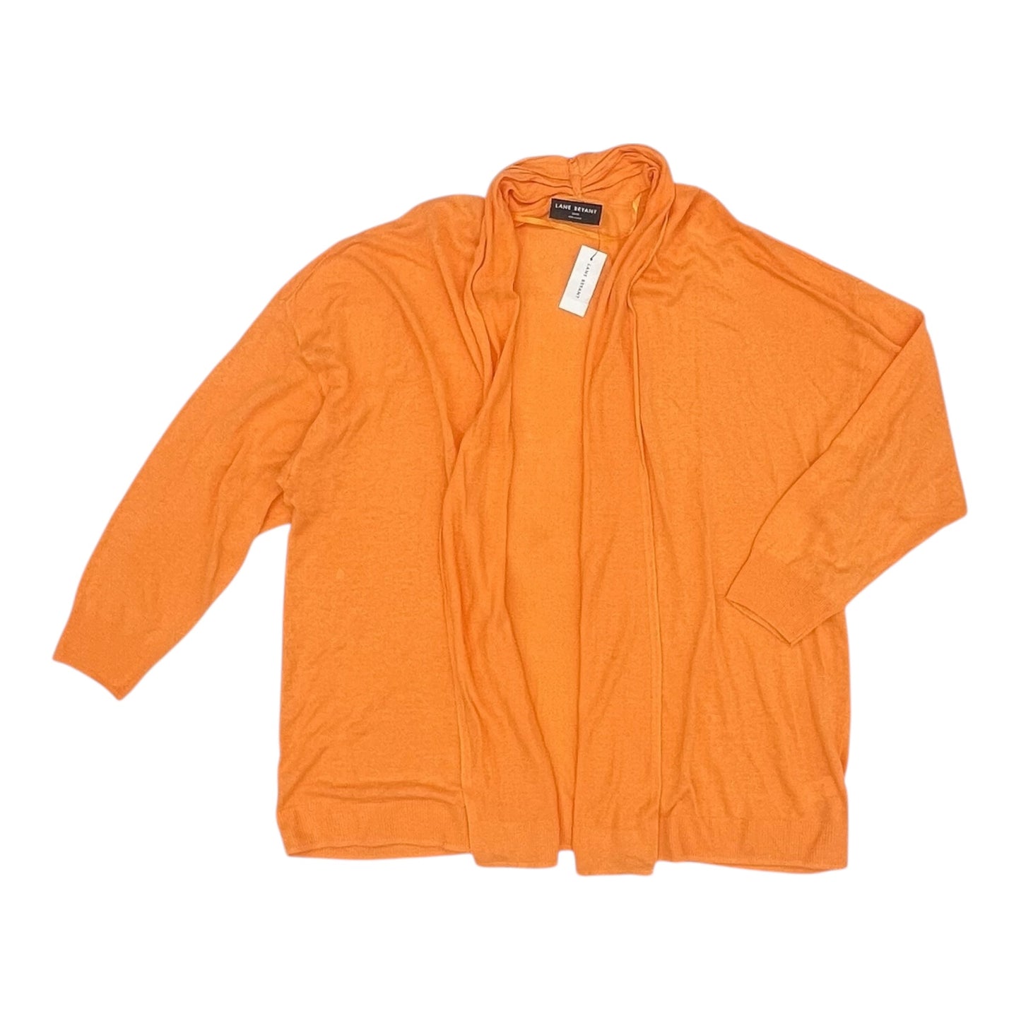 Cardigan By Lane Bryant In Orange, Size:4X