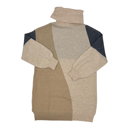 Dress Sweater By Blu Pepper In Tan, Size:L