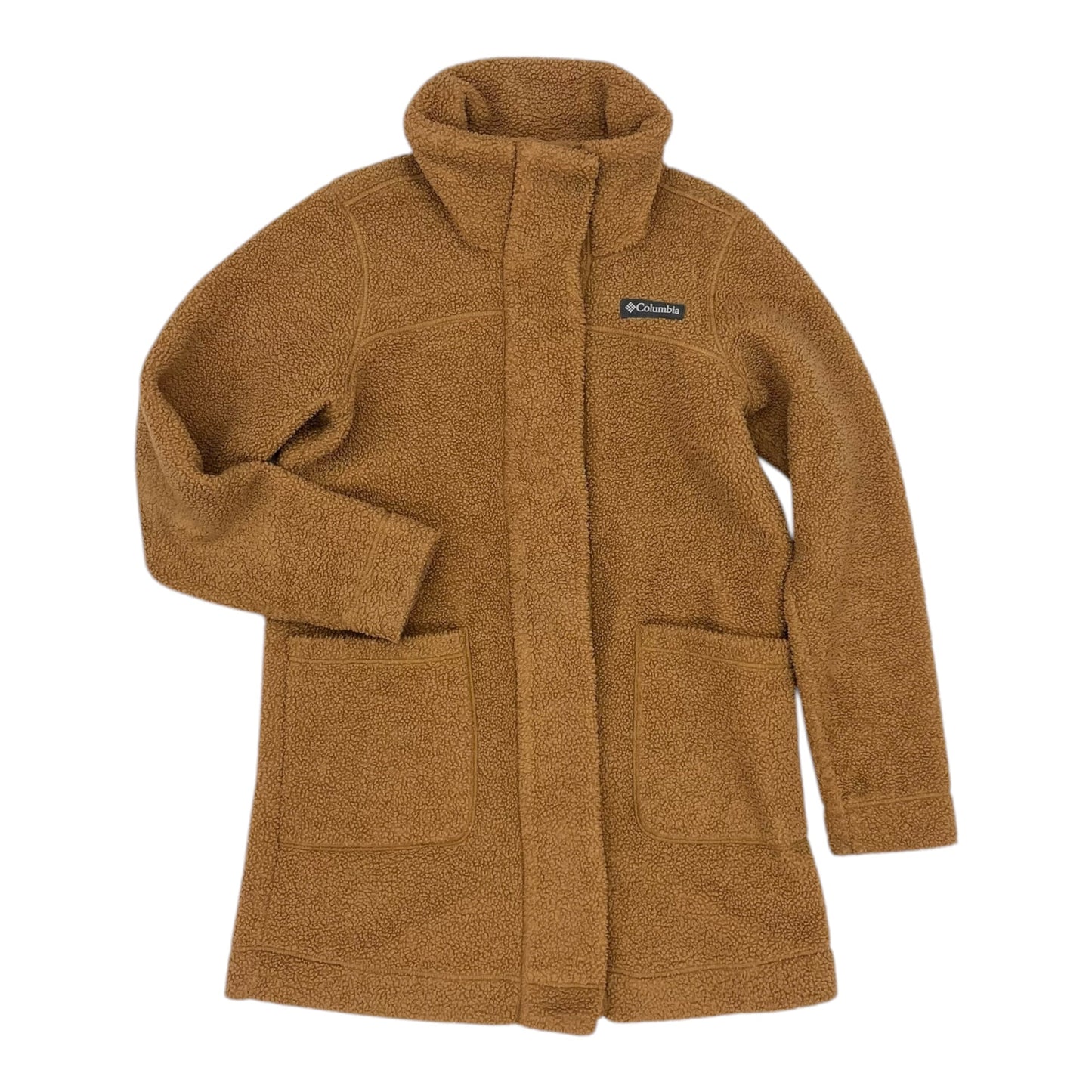 Athletic Jacket By Columbia In Brown, Size:M