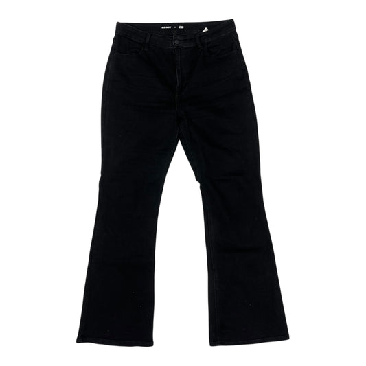 Jeans Flared By Old Navy In Black Denim, Size:12