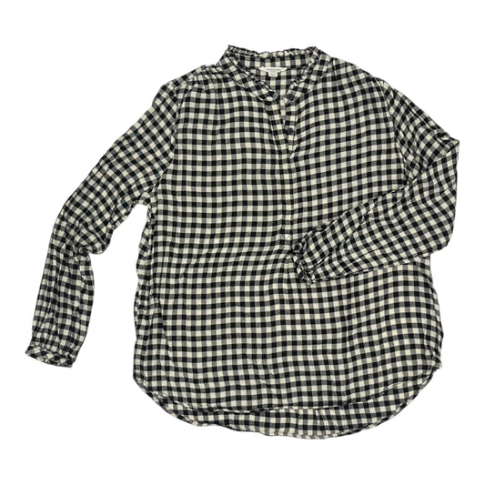 Top Ls By Beachlunchlounge In Black & Cream, Size:L