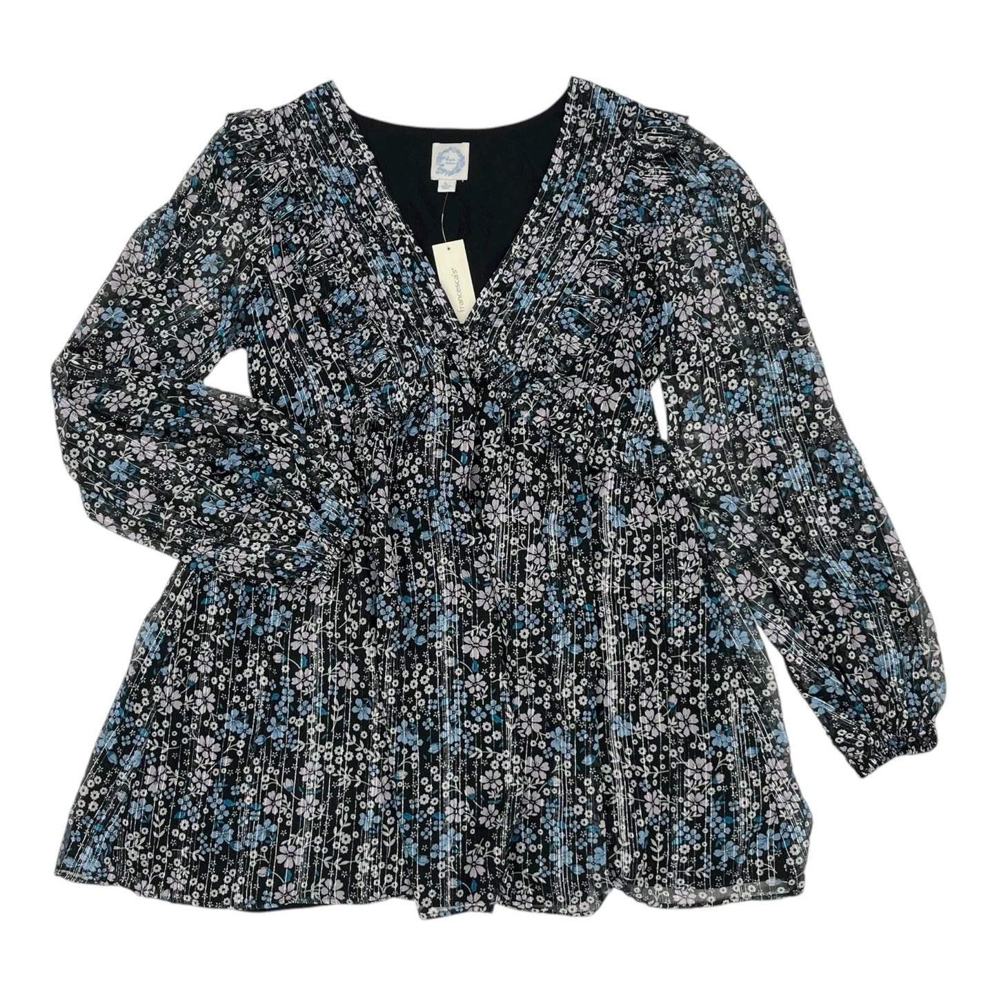 Tunic Ls By Blue Rain In Floral Print, Size:L