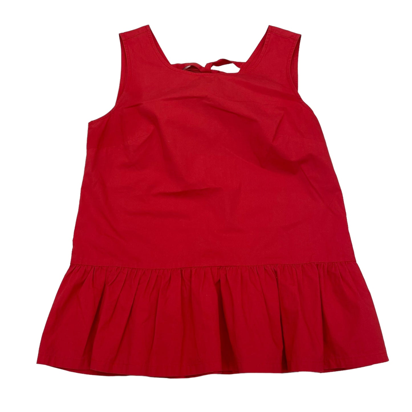 RED TOP SLEEVELESS by J. CREW Size:XXS