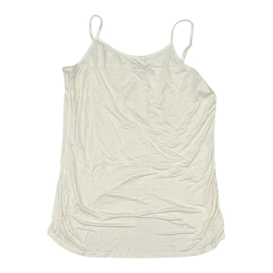 Mat Tank Top By Clothes Mentor In Cream, Size:L