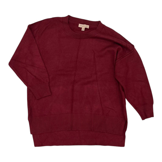 Sweater By Philosophy In Red, Size:1X