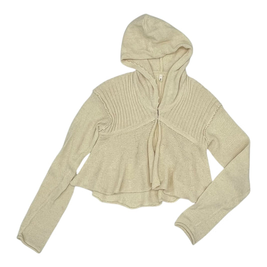 Sweater Cardigan By Moth In Tan, Size:M