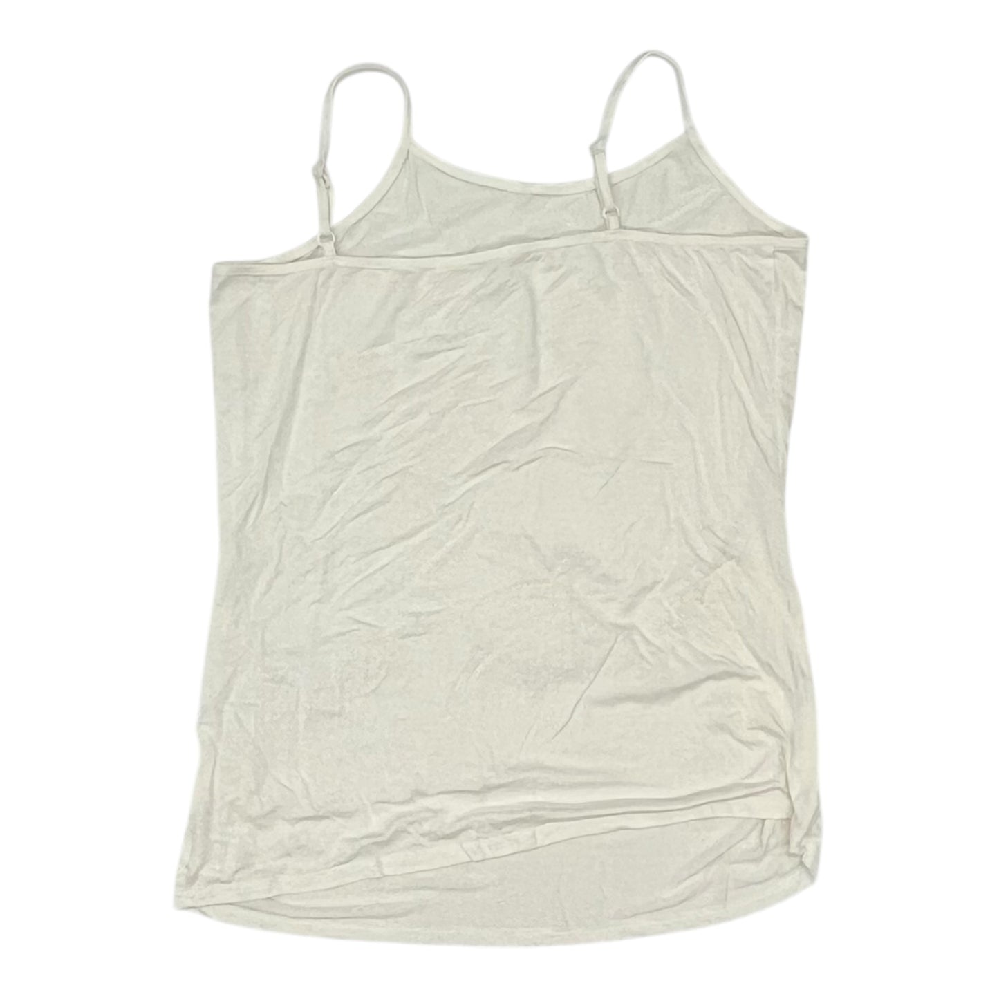 Mat Tank Top By Clothes Mentor In Cream, Size:L