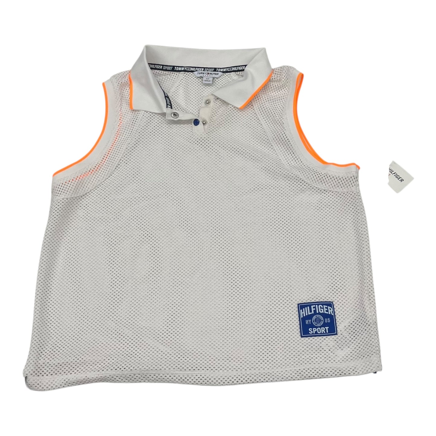 Athletic Tank Top By Tommy Hilfiger In White, Size:S