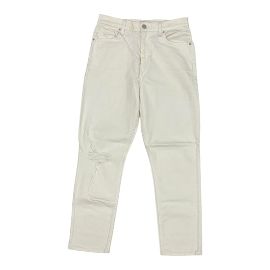 Jeans Straight By Hudson In Cream Denim, Size:10