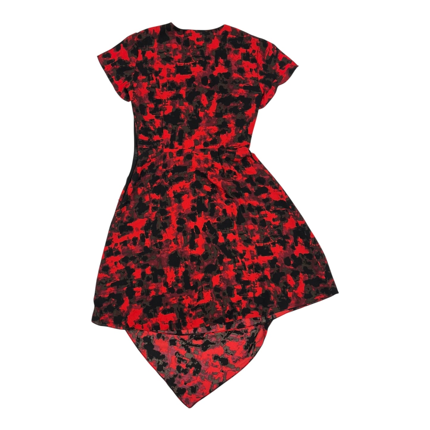 Dress Designer By Halston In Black & Red, Size:Xs