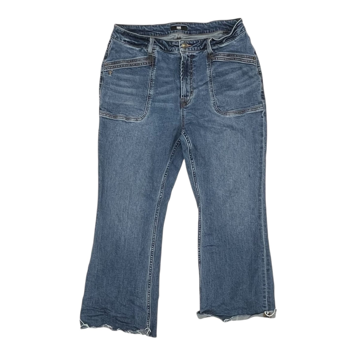 Jeans Designer By Frye In Blue Denim, Size:10