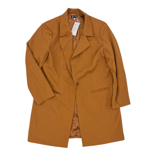 Blazer By Pretty Little Thing In Brown, Size:Xxl