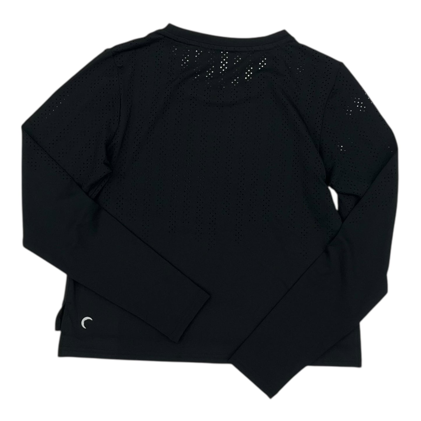 Athletic Top Ls Collar By Zyia In Black, Size:S