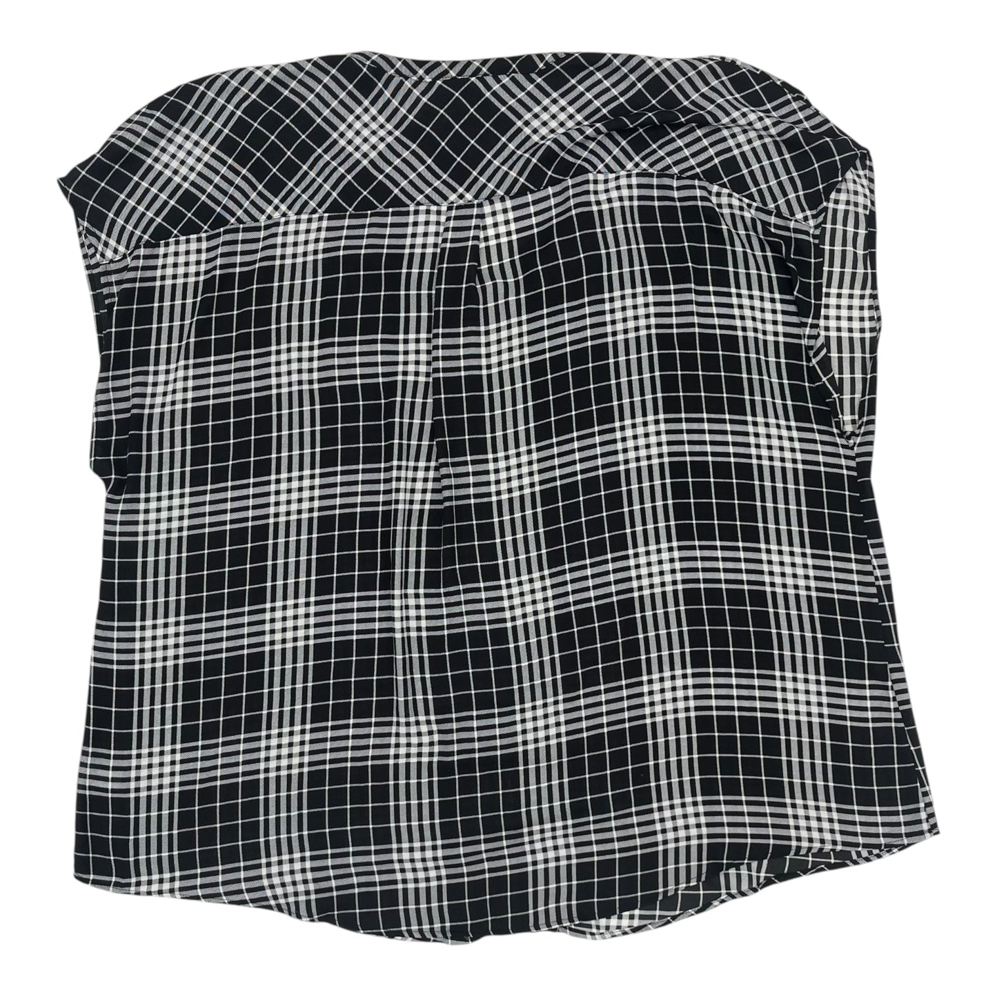 Blouse Ss By Torrid In Black & White, Size:4X