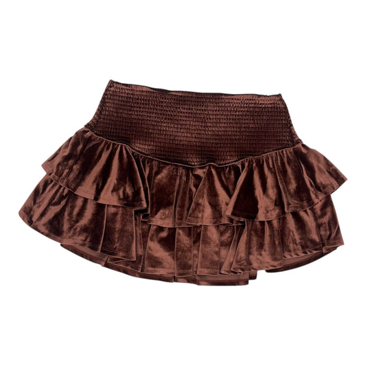 Skirt Mini & Short By Altard State In Taupe, Size:Xl