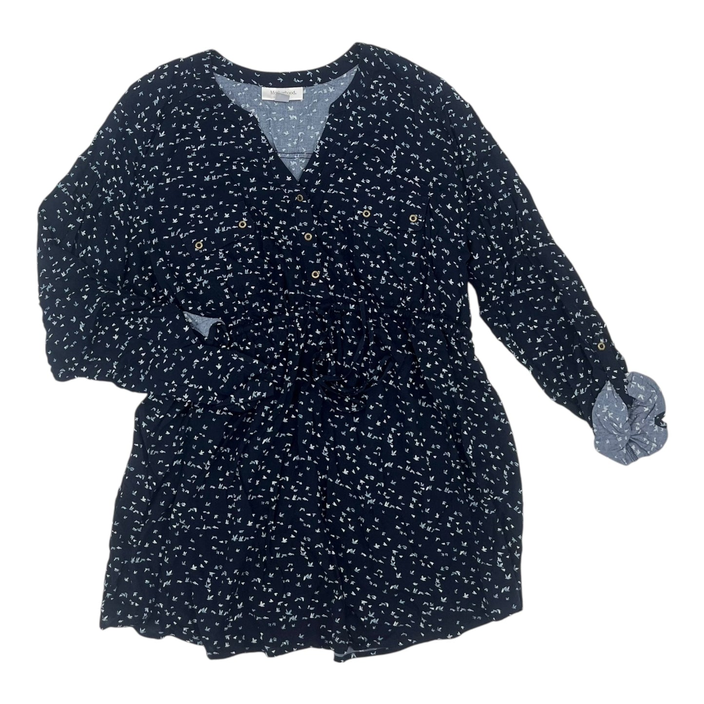 Mat Top Ls By Motherhood In Navy, Size:Xl