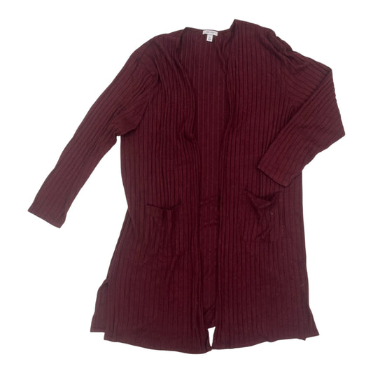 Cardigan By Nine West In Red, Size:Xl