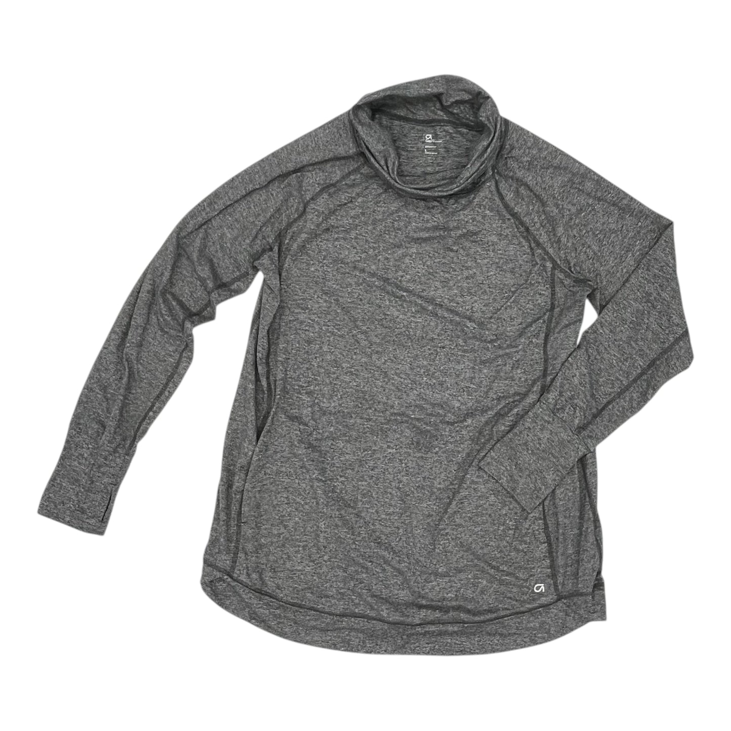 Mat Athletic Top Ls By Gapfit In Grey, Size:L