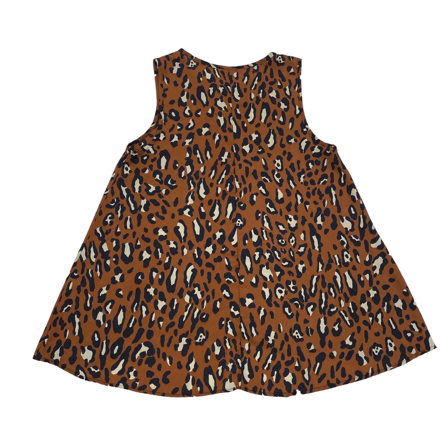 ANIMAL PRINT ADRIENNE VITTADINI BLOUSE SLEEVELESS, Size M