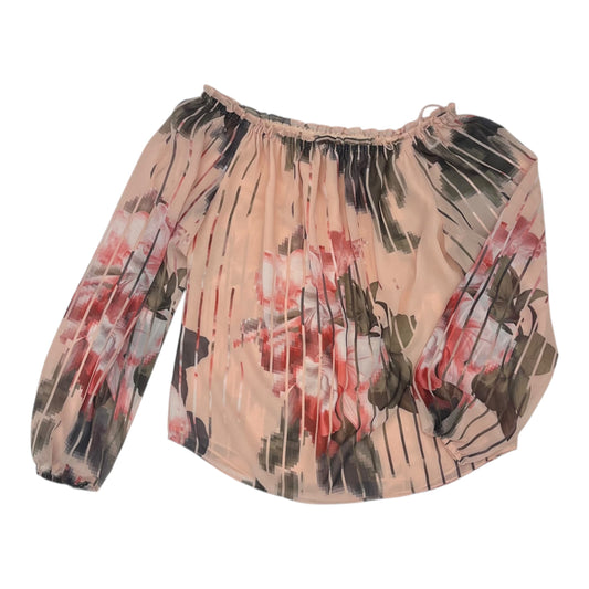 Blouse Ls By White House Black Market In Pink, Size:S