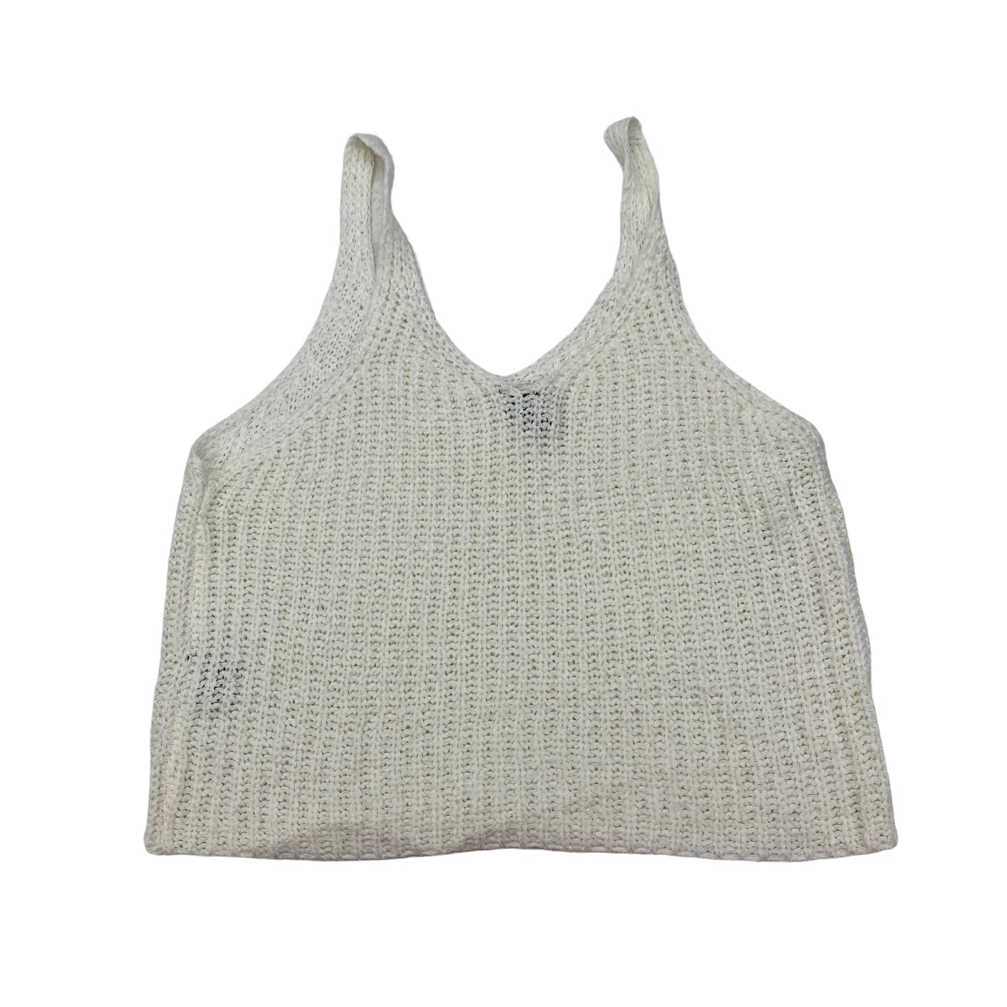 WHITE VEST SWEATER by CLOTHES MENTOR Size:M