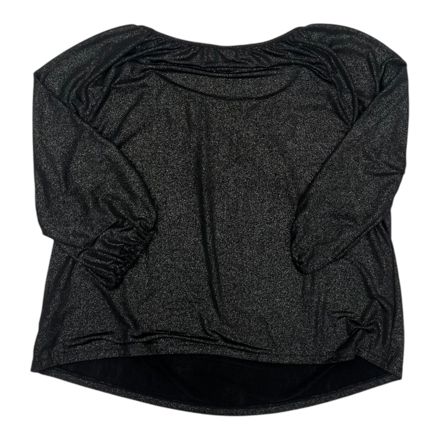 Blouse 3/4 Sleeve By Covington In Black, Size:2X