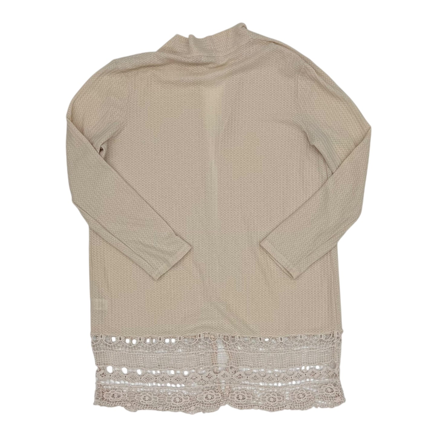 Cardigan By Umgee In Cream, Size:Xl