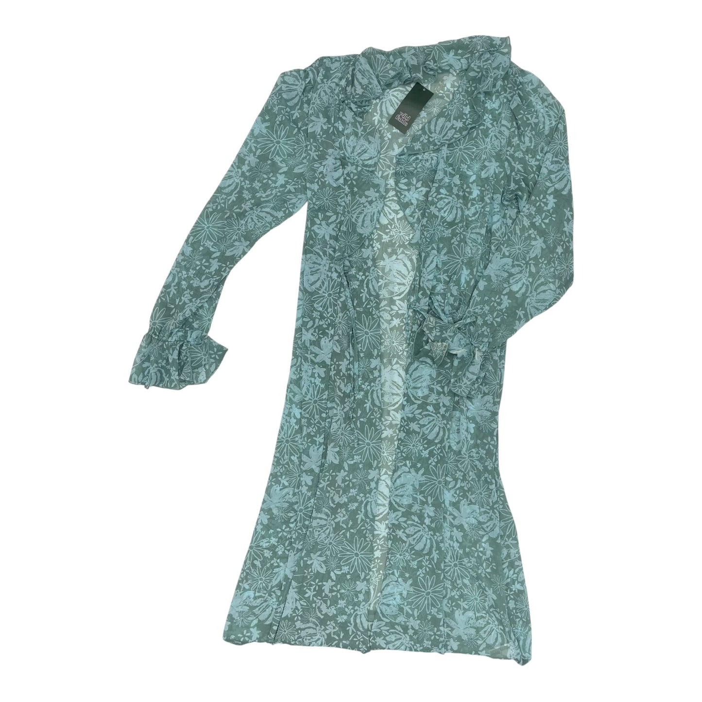 Kimono By Wild Fable In Green, Size:Xl