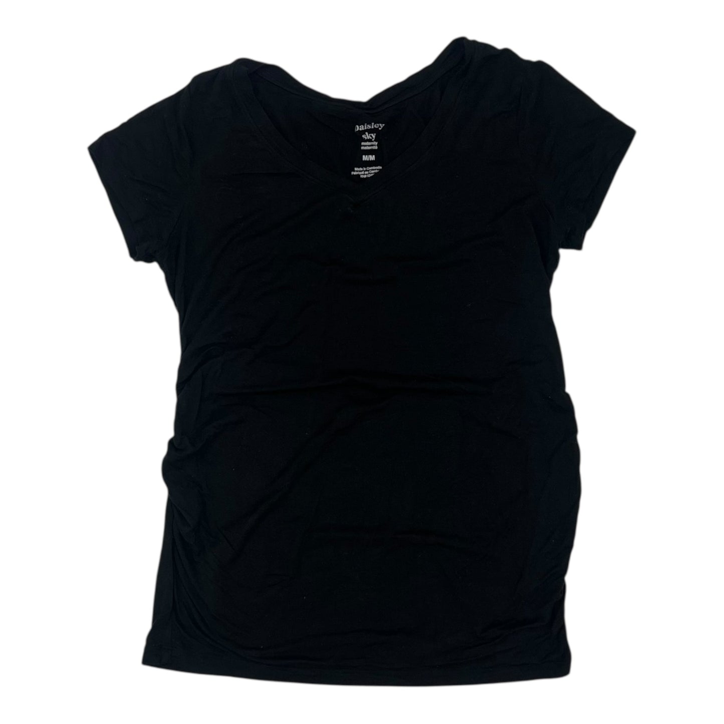 Mat Top Ss By Clothes Mentor In Black, Size:M