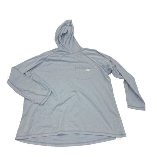 BLUE ATHLETIC TOP LS HOODIE by CLOTHES MENTOR Size:1X