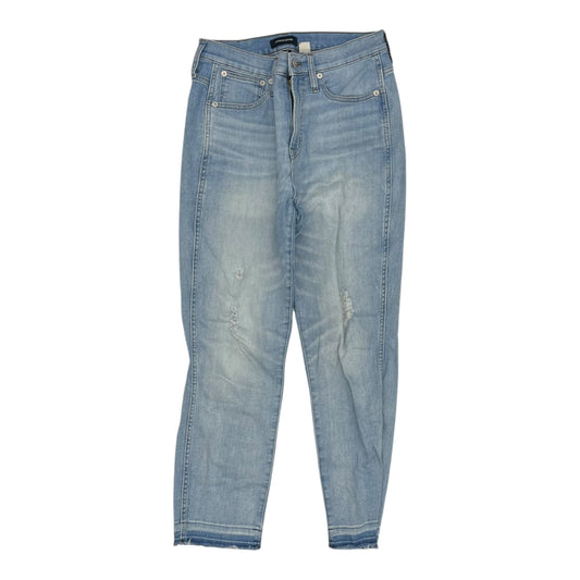 Jeans Skinny By J. Crew In Blue Denim, Size:6